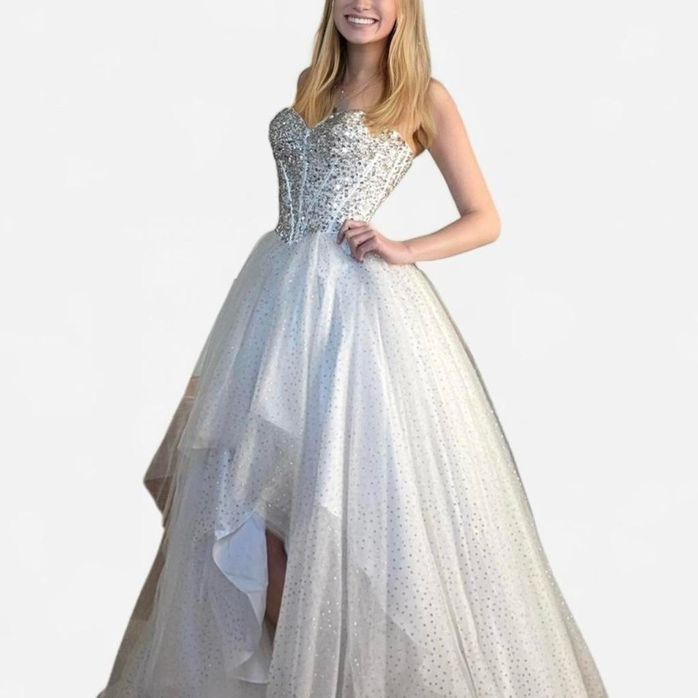 Sherri Hill Vintage White Ballgown